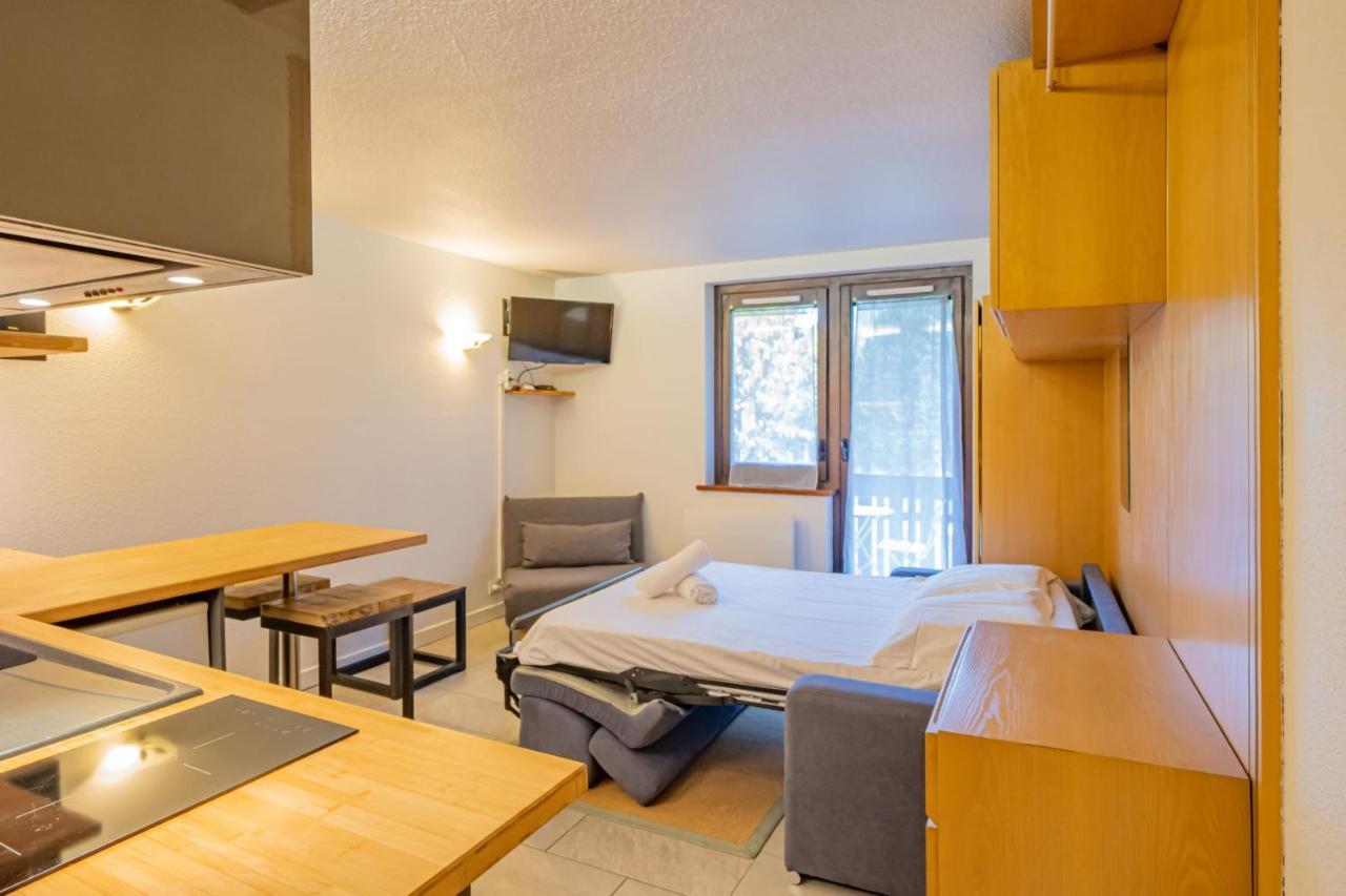 Little Nest- Peaceful With Breathtaking View Of Mont-Blanc Appartement Chamonix Buitenkant foto
